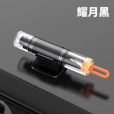 Car Escape Window-Breaking Tool, Qəza çəkici - q8-black-press-safety-hammer-bare-metal-base