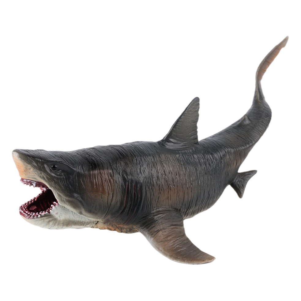 Nuevo tiburón gigante diente de tiburón caníbal simulación marina animal modelo tiburón gigante diente de tiburón blanco grande tiburón tigre
