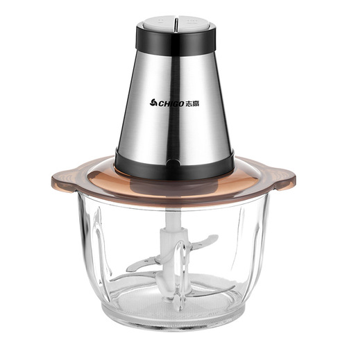 Chigo meat grinder electric multi-functional cooking wall breaker stainless steel meat mincer garlic masher baby food supplement gift