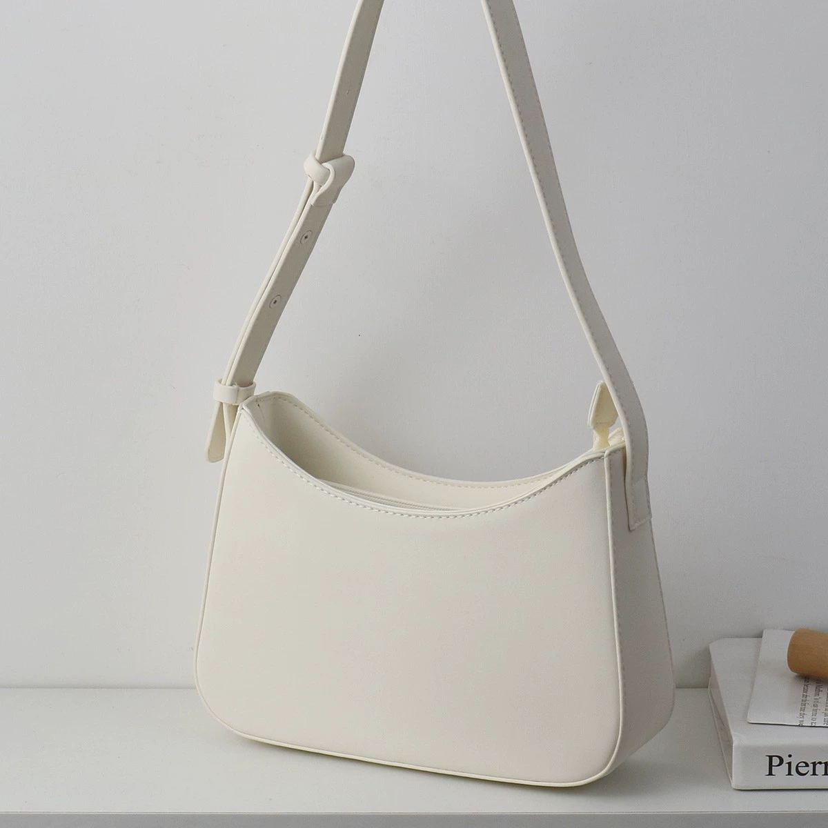 Shoulder bag, PU underarm one-shoulder bag, small summer/spring style, adjustable strap