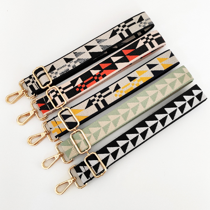 New Color Block Wide Shoulder Replacement Long Strap Adjustable display picture 2