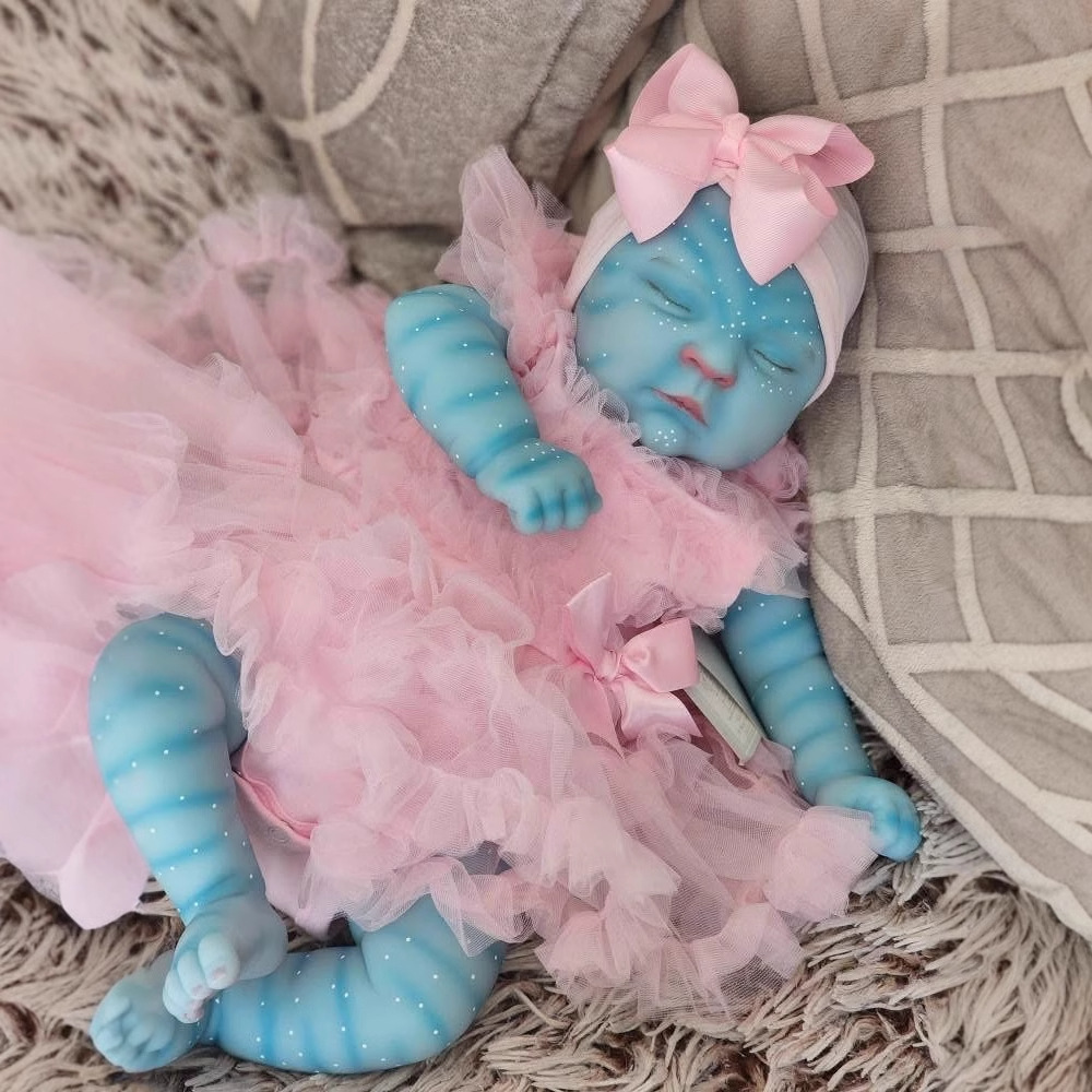 Muñeca de simulación de 19inch Avatar pintada a mano para enviar juguetes para niños, muñecas de regalo, suministro de comercio electrónico transfronterizo
