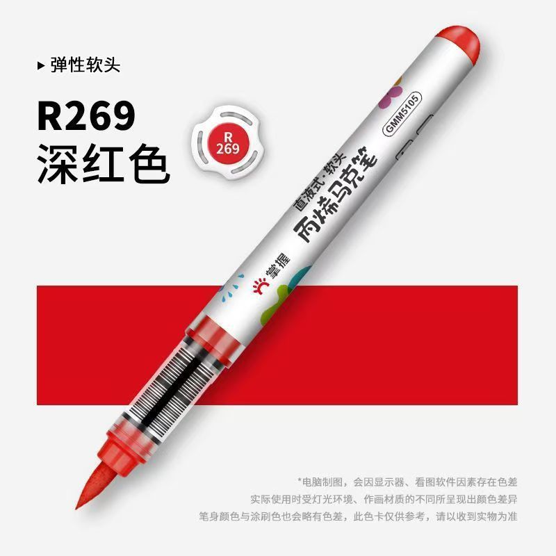 マスター ストレート液体アクリルマーカーセット シングルソフトヘッド 大容量 子供用絵画 不透明で積み重ね可能|undefined