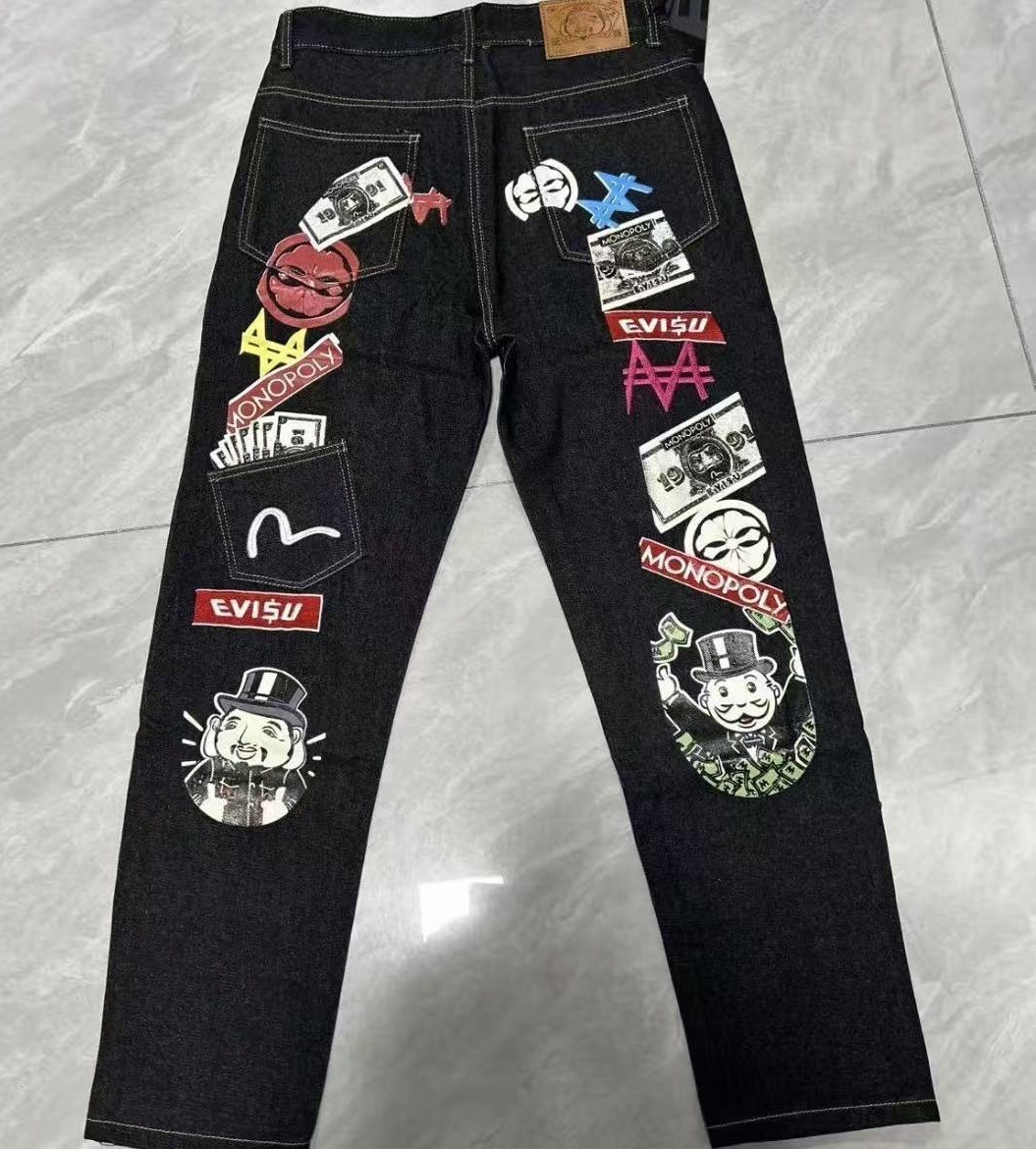 GMABCD Unisex Graphic Denim Jeans – Casual Streetwear Pants Collection - detail 28
