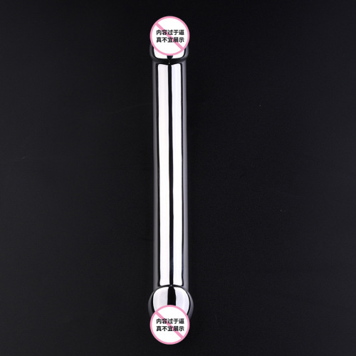Metal double-ended anal plug, chrysanthemum orgasm dildo, stainless steel anal prostate massager, adult products for men and women