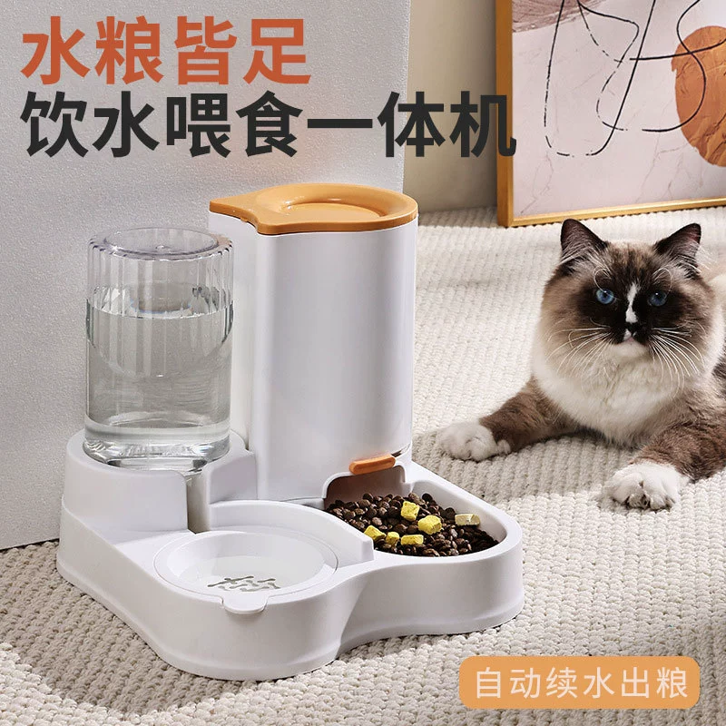 Кошачья чаша для собак автоматическая кормушка для кошек Корм для кошек Двойная миска для питья миска для питья