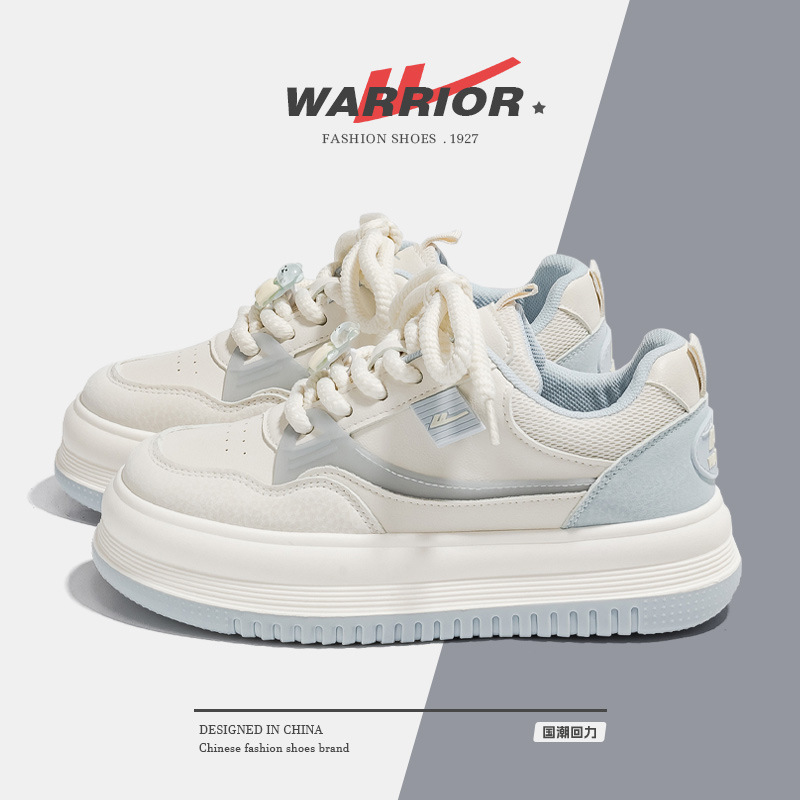 回力女鞋2024新款秋冬季爆款厚底时尚大头小白鞋子增高运动板鞋女