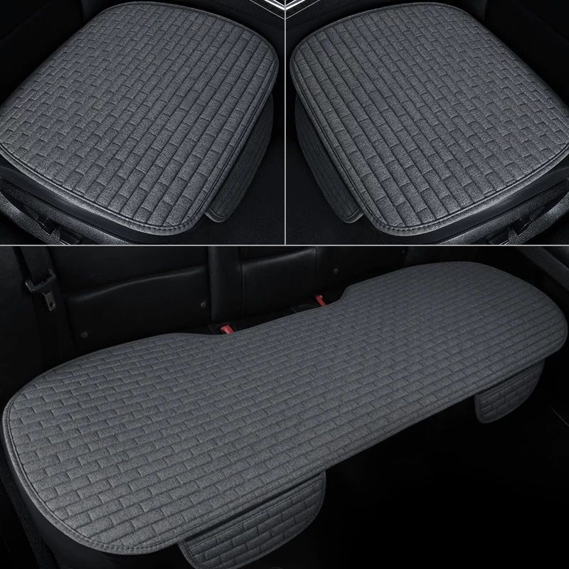 Four Seasons Non-slip: Universal Seat cushion, seat cover - gray-small-three-piece-set