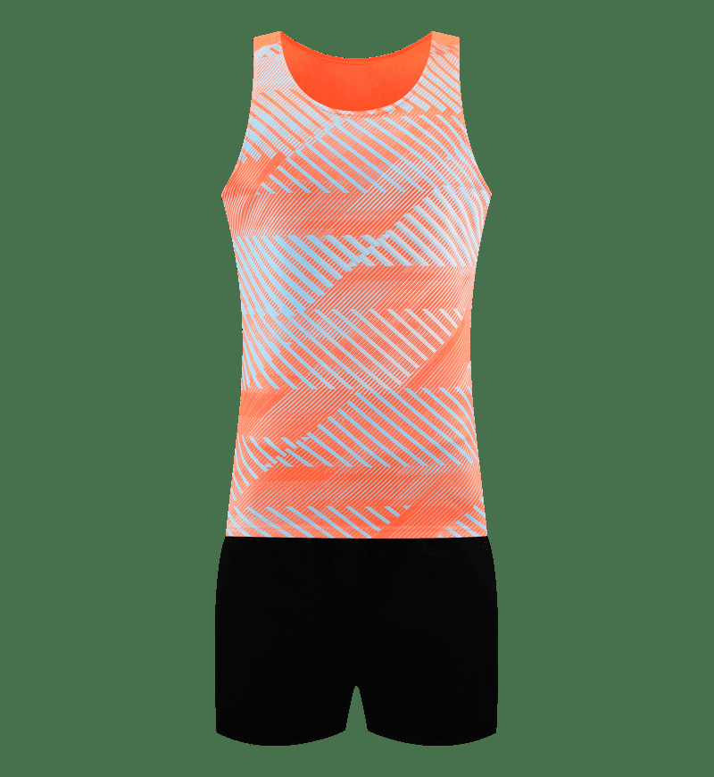 chaleco deportivo para hombres y mujeres running fitness tracksuit set maratón rápido seco examen físico traje de competencia entrenamiento de estudiantes de deportes