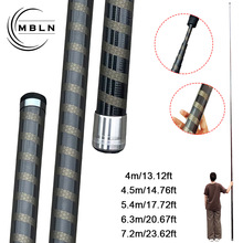 MBLN4-7.2米超长抄网杆 碳纤维矶钓海钓抄网杆伸缩巨物抄网