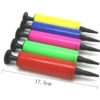 Push the small air tube 17.5cm