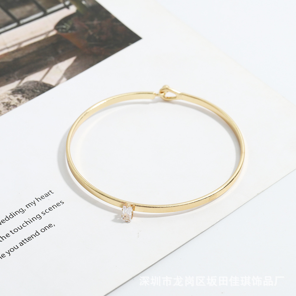 New Trendy Zinc Alloy Simple Bracelet display picture 5