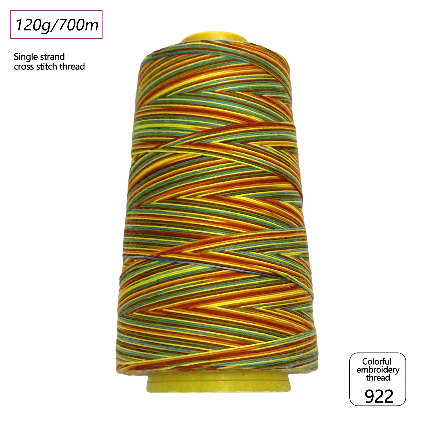 Mona Lisa real plantilla de color hilo de tubo de hilo bordado resistente al desgaste teñido de color brillante alta solidez del color image 14