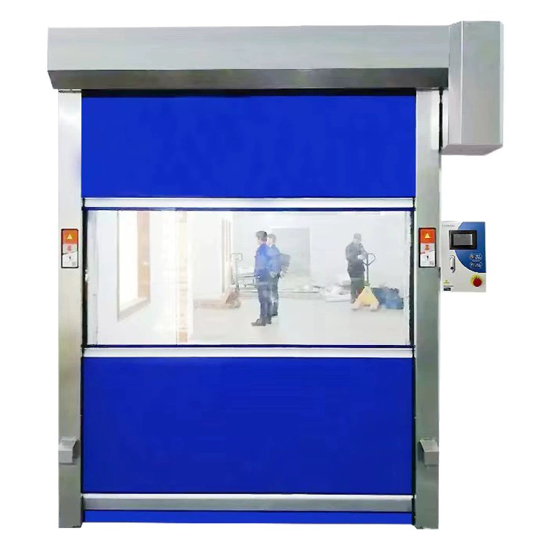 Рулонные ворота из ПВХ для промышленных цехов, пылезащитные, автоматические с датчиком, подъемные ворота для логистических складов, оптовая продажа