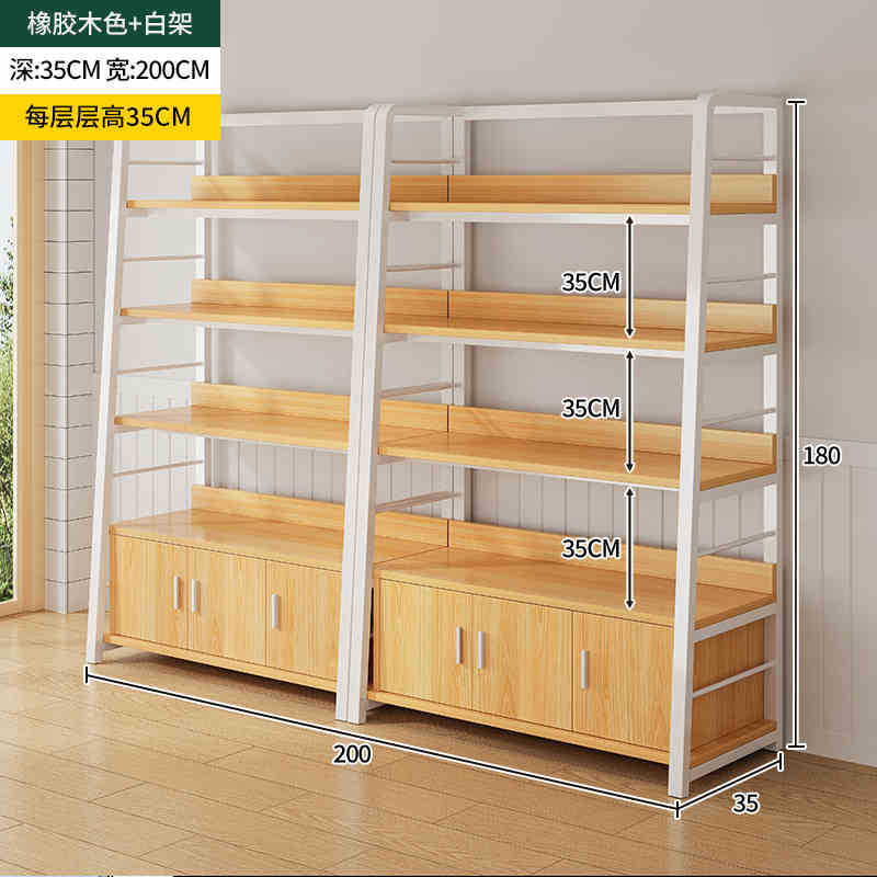 Estante simple estante de almacenamiento de múltiples capas estante de exhibición sala de estar estantería hogar dormitorio piso gabinete de almacenamiento sub-estante