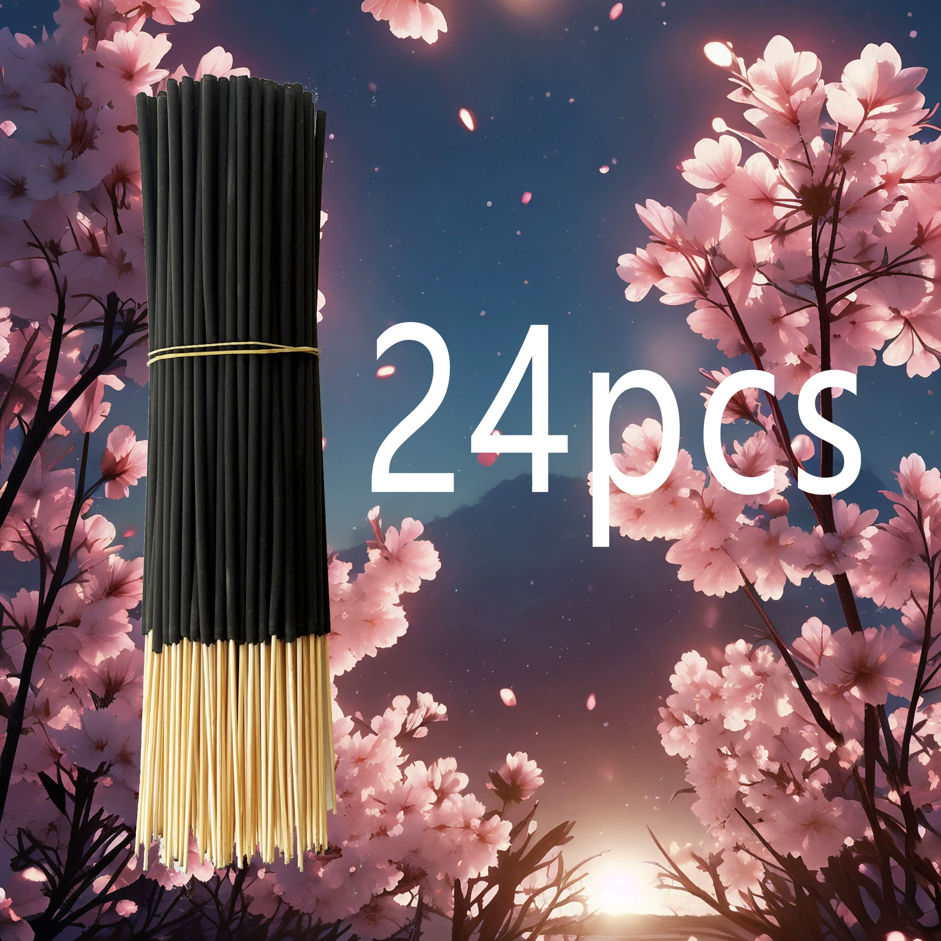 24/73/170 aromatherapy sticks, cross-border household bamboo stick incense, various flavors, optional quantity, can be customized with temu labeling