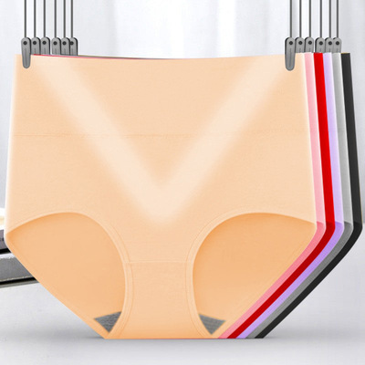 lady Underwear pure cotton The waist Underwear The abdomen Large Underwear Cotton Antibacterial High elastic Triangle pants wholesale