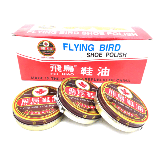 Flying bird shoe polish black brown white leather shoe polish bright shoe wax genuine leather shoe polish care cream maintenance oil