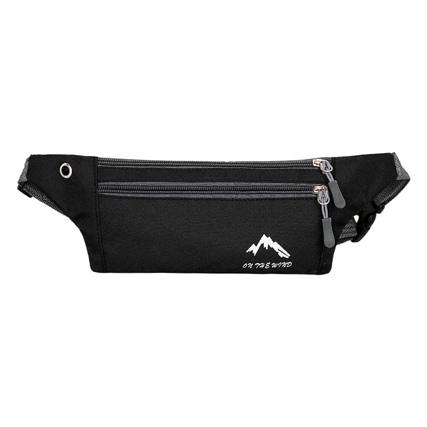 Korean-style multi-functional outdoor close-fitting breathable waterproof running sports thin anti-theft stall mobile phone men's and women's small waist bag