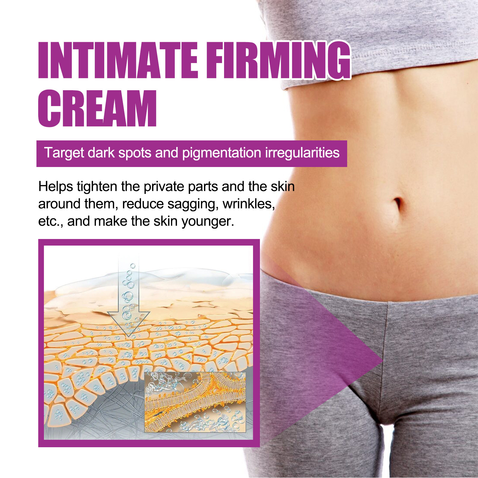 OUHOE krema za učvrstitev kože za pazduhe, komolce, ten kože, melanin za posvetlitev in beljenje kože,_voghion.com