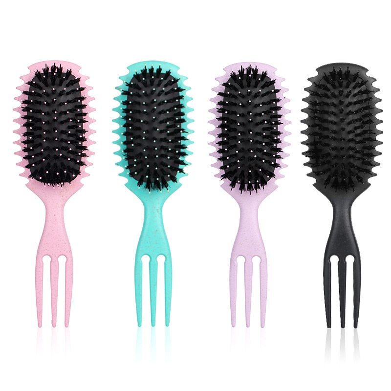 クロスボーダー三叉カーリーヘアマッサージコーム、ヘアスタイリングコーム、エアバッグエアクッションコーム、ウェーブコーム、ふわふわヘアブラシ、滑らかヘアコーム|undefined