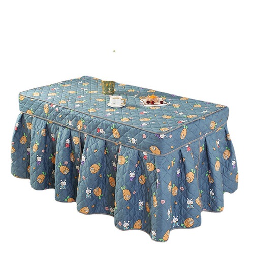 New style fire pit table cover for fire pit, rectangular tea table cloth, winter electric heating table, mahjong machine electric stove cover