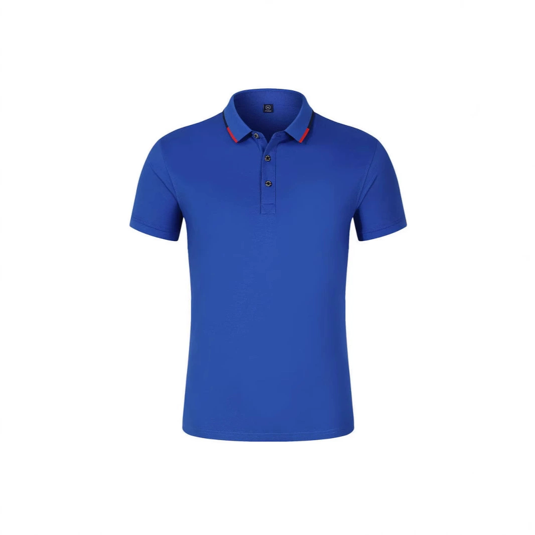 Новая рубашка-поло с короткими рукавами и лацканами, летняя рабочая одежда