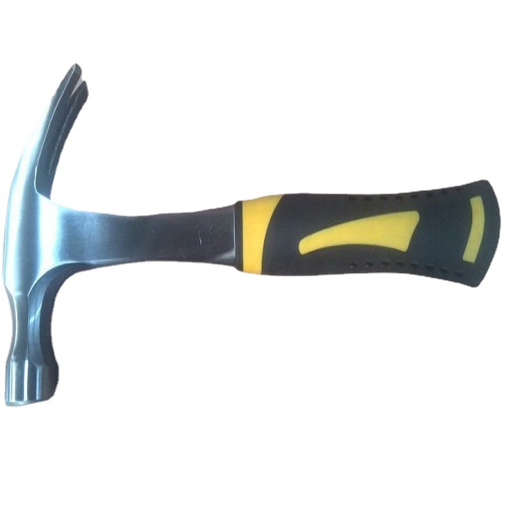 厂家供应优质材质连体羊角锤焊接锤美式羊角爪锤起钉锤TPR套防爆