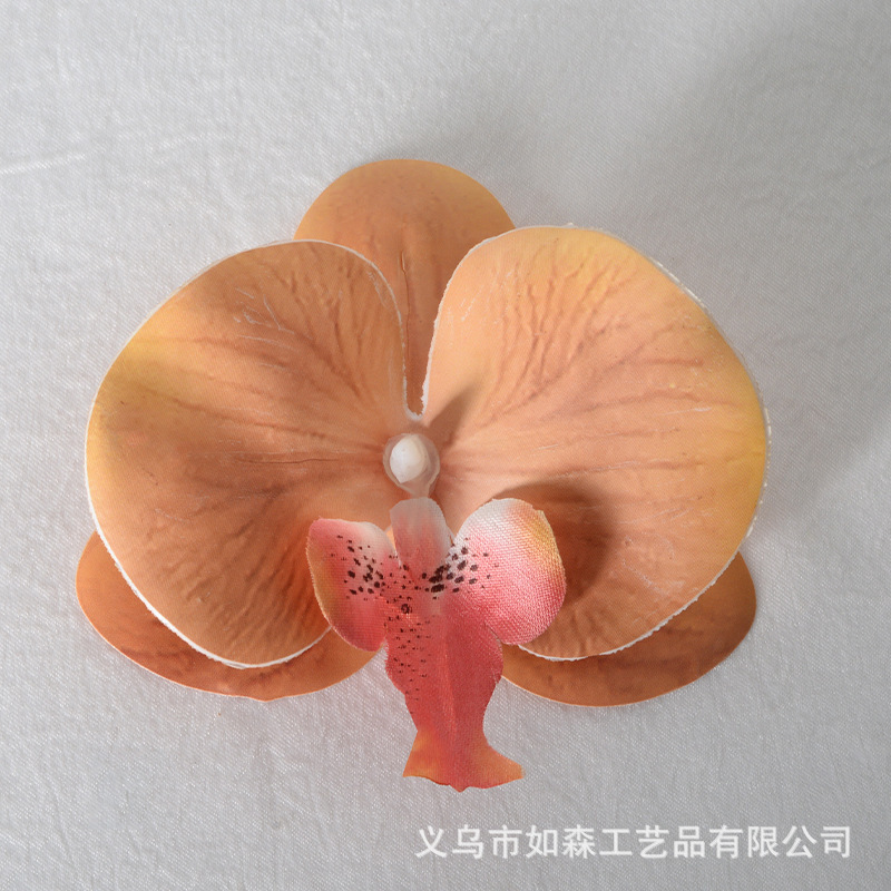 シミュレーションフィルム胡蝶蘭花頭花弁シミュレーション花アクセサリーヘアピンdiy手作りウェディングドレス装飾|undefined