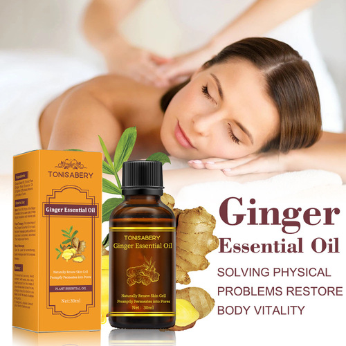 Beauty Skin Care Body Ginger Full Body Massage Essential Oil Beauty Salon 30ml Body Scraping Oil