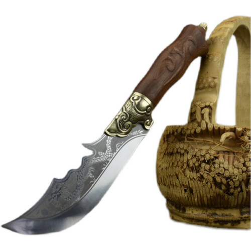 Handmade Kitchen Knife Longquan City Clad Steel Forged Fruit Knife Home Use Bone Separator Knife Sharp Chef Knife Commercial Kitchen Knife Wholesale