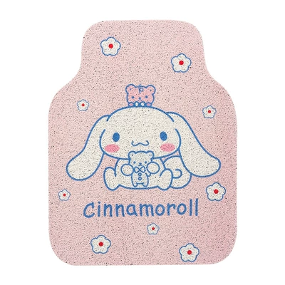 Car Foot PVC Car Mat Cute Cartoon Yugui Dog Car Anti-Dirty Scraping Earth Mat Car Silk Loop Foot Mat (Avtomobil döşəmə paspasları) - silk-ring-pink-yugui-dog-front-1-piece-first-5064-after-5050
