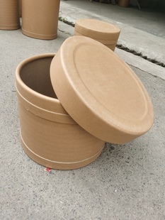 J8 Industrial Small Paper Barrel Thickeneded Pepper with Lid Pepper Powder Storage Package Full Extra Large Hard Tea Fish Gelatin G3