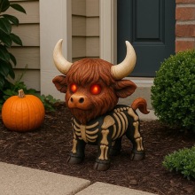 ��ƷSpooky-Cute Highland Cow�f�}�����e�@�G����Ŀɐ۸ߵ�ţ