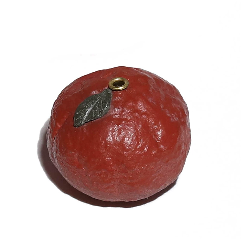 Китайский фиолетовый глиняный чайный питомец persimmon аромат, украшения, ручная работа, линейная благовония, гранат, апельсин, яблоко, скульптура чайного набора аксессуар к чайному столу