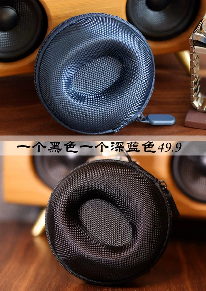 Black, nylon, dark blue