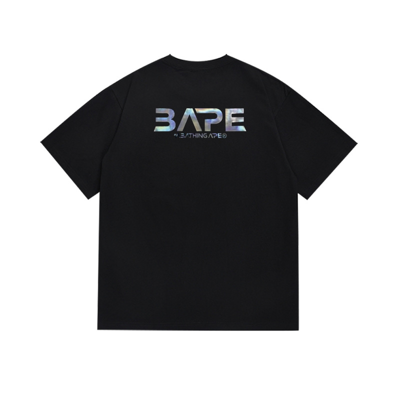 国境を越えた売れ筋BAPE X Miami International MIAMIジョイント漫画男女同型半袖スポーツTシャツトレンディブランド|undefined
