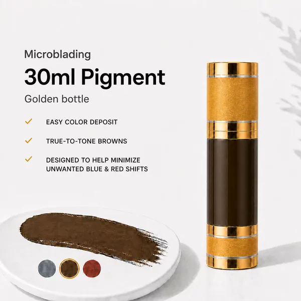30ml Microblading Pigment 30ml gold bottle tattoo pigment color cream