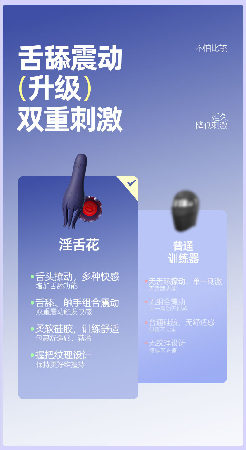Tongue-Licking Prostate Massager with Vibrating Tentacles and Button Control — detail image 3