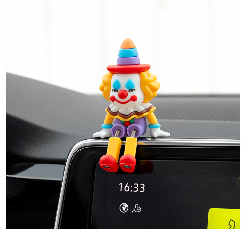Car Cute Leg-Shaking Doll Ornaments Car Air Outlet Decoration Supplies Desktop Computer Screen Decompression and Healing