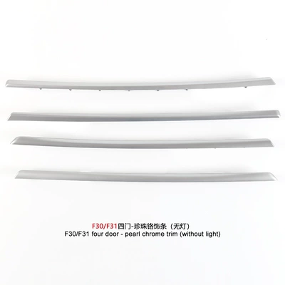 Şüşə kənarı xromları/moldingləri interior door trim 316 318 - silver-short-axis-version