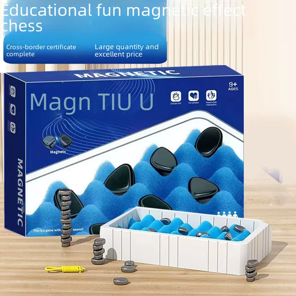 Cross-border magnetic effect on war chess stepping on thunder magnet induction puzzle decompression desktop games chess board games children's toys