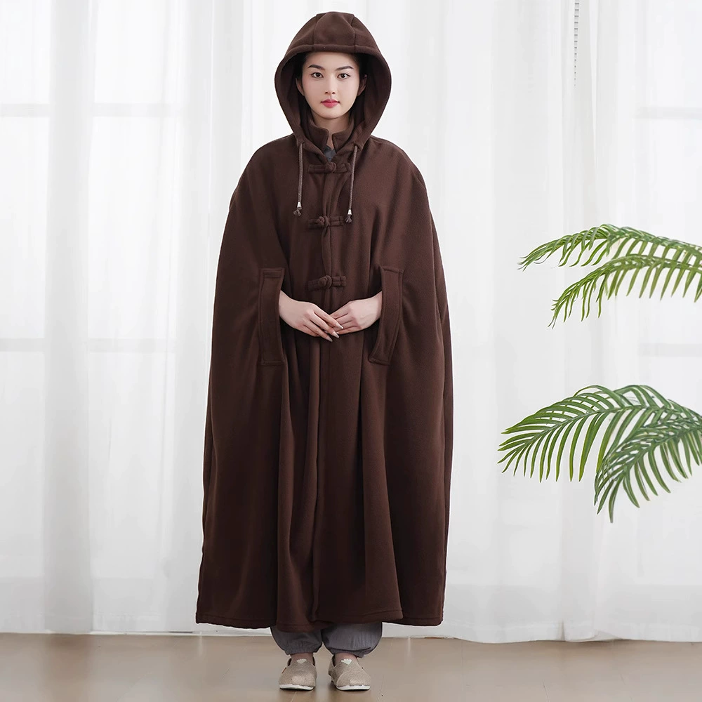 Хен-Сон Дзен Унисекс Плащ Медитации Плащ Монах Костюм Монах Плащ Лежа Одеяло Плащ Пальто