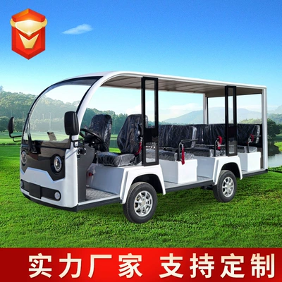 11-Seater Electric Sightseeing Vehicle for Property Elektrikli qolf avtomobilləri