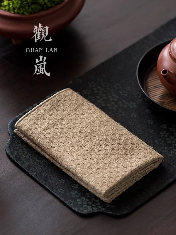 Water-Absorbent Thickened Tea Towel Cloth, Zen-Style Towel, Tea Table Cloth, Chinese-Style Tea Towel, Pure Cotton Tea Set Cover Cloth Water-Absorbent Thickened Tea Towel Cloth, Zen-Style Towel, Tea Table Cloth, Chinese-Style Tea Towel, Pure Cotton Tea Set Cover Cloth
