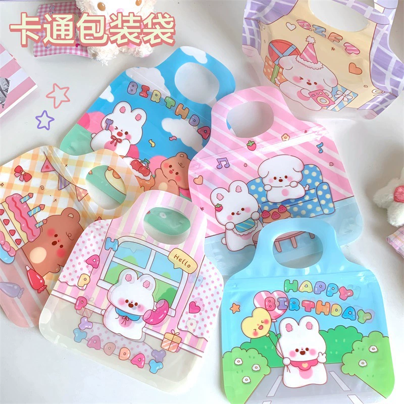 Рождественский милый мультяшный портативный мешок для хранения ювелирных изделий сумка для хранения маленьких предметов девушка сердце закуска Самоуплотняющаяся упаковочная сумка Мягкая Милая