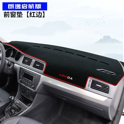Günəş əleyhinə siperlik Sunshade Mat, Dashboard Sunshade Mat - lavida-starting-edition-front-window-red-trim