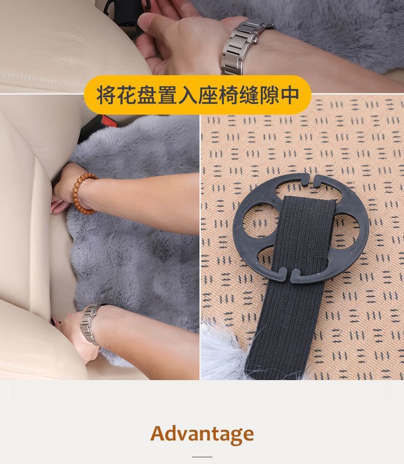 New Car Seat Cushion, Bubble Velvet Seat Cushion, Full Car Cover, Universal Five-Seater for Men and Women, Autumn and Winter Warm Seat Cushion Wholesale