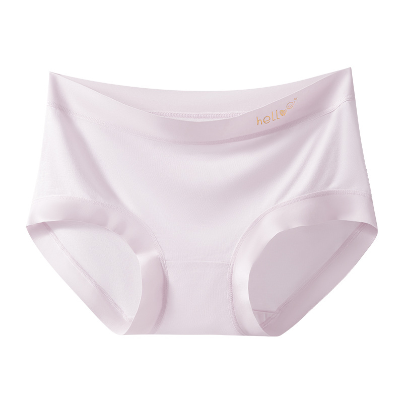 50 modales de algodón modal de cintura media sin costuras 7A entrepierna antibacteriana sin costuras ropa interior femenina súper suave refrescante