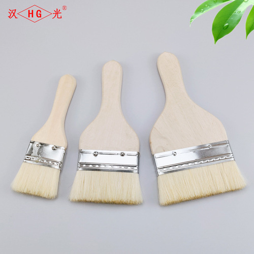 Direct sale of sheep's wool brush factory 2-8 inch gourd handle sheep's wool brush, glue and paint brush, sheep's wool brush bulk discount